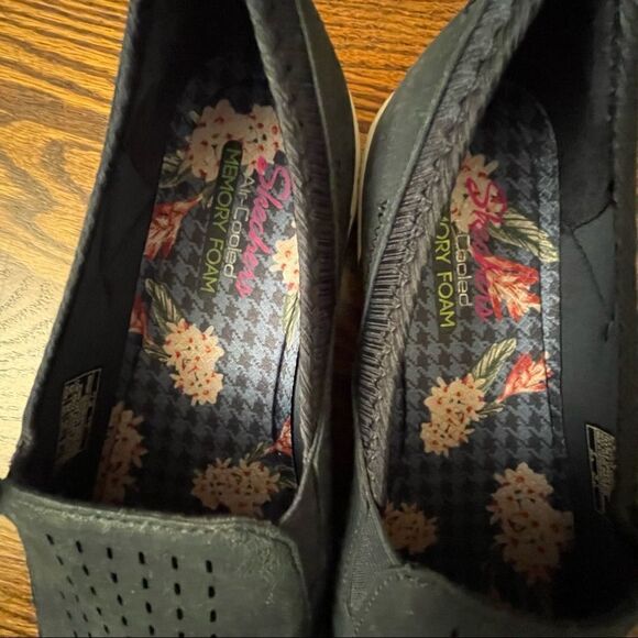 Skechers black memory phone slip-on size 9 - Picture 6 of 7